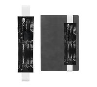 WZYCWB Gli astucci per matite con diario notturno con scene di strada, portapenne in PVC e portapenne con elastici e segnalibri sono le migliori scelte regalo.