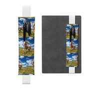 WZYCWB Gli astucci per matite Horses on the Prairie Diary, portapenne in PVC e portapenne con elastici e segnalibri sono le migliori scelte regalo., Bianco, Taglia unica, bianco, Taglia unica