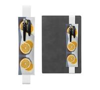 WZYCWB Gli astucci per matite Lemon Diary appena tagliati, portapenne in PVC e portapenne con elastici e segnalibri sono le migliori scelte regalo.