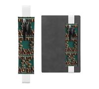 WZYCWB Gli astucci per matite Pine Cone Border Diary, portapenne in PVC e portapenne con elastici e segnalibri sono le migliori scelte regalo.