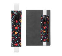 WZYCWB Gli astucci per matite Pumpkin Flowers Diary, portapenne in PVC e portapenne con elastici e segnalibri sono le migliori scelte regalo.