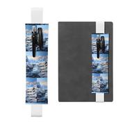 WZYCWB Gli astucci per matite Snowy Mountain Scenery Diary, portapenne in PVC e portapenne con elastici e segnalibri sono le migliori scelte regalo.