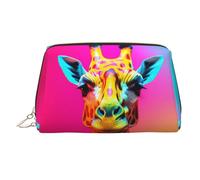 WZYCWB Gloomy Weather - Trousse per cosmetici, in pelle, con fantasia, perfetta per portare a mano o organizzare la casa, Testa di giraffa, Taglia unica