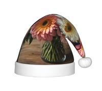 WZYCWB Grande bouquet di fiori con cappelli natalizi per bambini, graziosi cappelli a punta, decorazioni per feste di Natale e regali per riunioni di famiglia