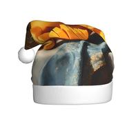 WZYCWB Grande cappello di Babbo Natale con motivo mango, cappello decorativo per feste di Capodanno, adatto per adulti e bambini alle feste di Natale.