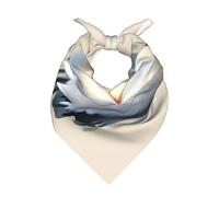 WZYCWB Graziosa bandana stampata con piccolo cigno - Sciarpa quadrata per uomo e donna, leggera per il collo, accessorio per tutte le occasioni