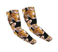 WZYCWB Graziose maniche di protezione solare a forma di tigre, adatte per tutte le stagioni, adatte per golf, ciclismo, pesca, giardinaggio, ecc.