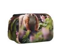 WZYCWB Grazioso astuccio portatile con motivo scoiattolo, ideale per organizzare penne in ufficio o riporre pennelli da trucco