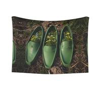 WZYCWB Green Shoes - Coperta per animali domestici stampata, disponibile in una varietà di misure, adatta per ceste, lettini e nidi per animali domestici