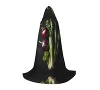 WZYCWB Green Vegetable Print L - Mantello con cappuccio | Costume cosplay, Halloween Anime Party Prop