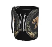 WZYCWB Grizzly Bear, cestino da appendere per auto, pratico e comodo, adatto per diversi modelli di auto, offre spazio ideale per riporre oggetti