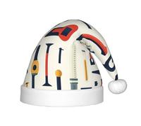 WZYCWB Hands-on Tools Patterns Fun Christmas Party Hat, Class Party Activity Holiday Christmas Decoration Hat