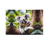 WZYCWB Happy Cute koala Party banner per compleanni, canti natalizi, lauree e anniversari.