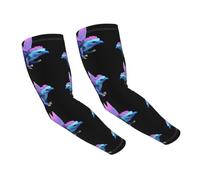 WZYCWB Hawk Dive Ice-feeling maniche di protezione solare, adatto per tutte le stagioni, adatto per golf, ciclismo, pesca, giardinaggio, ecc.