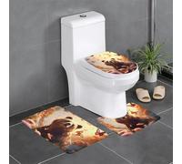 WZYCWB Heads Up Bear - Set di 3 tappetini da bagno, zerbino, tappetino da cucina, vasca da bagno e decorazione per la casa