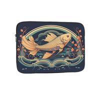 WZYCWB Heads Up Fish - Custodia stampata per laptop da 15" a 17", perfetta per affari, ufficio, scuola o università.