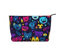 WZYCWB Heads Up - Trousse da viaggio con stampa di pesci, perfetta per viaggi di lavoro e vacanze., Felicemente, Taglia unica