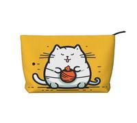 WZYCWB Heads Up - Trousse da viaggio con stampa di pesci, perfetta per viaggi di lavoro e vacanze., Gatto laborioso, Taglia unica