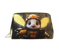 WZYCWB Heads Up - Trousse in pelle con motivo pesci, perfetta per portare a mano o organizzare la casa, Api laboriose, Taglia unica