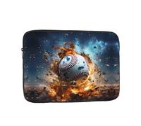 WZYCWB Hot Baseball 17 pollici stampato laptop Sleeve per 10-17 pollici laptop, perfetto sia per il lavoro che per il tempo libero.