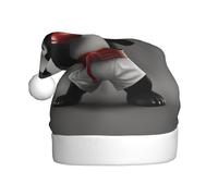 WZYCWB I cappelli natalizi 3D Panda Kung Fu per adulti e cappelli stampati sono perfetti per Natale di Capodanno e feste in famiglia