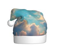 WZYCWB I cappelli natalizi per adulti Cloudy Sky e i cappelli stampati sono perfetti per Capodanno Natale e feste in famiglia