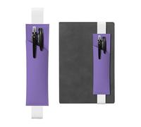 WZYCWB I ricchi astucci viola Diario, portapenne in PVC e portapenne con elastici e segnalibri sono le migliori scelte regalo.