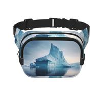 WZYCWB Icebergs - Marsupio sportivo, alla moda e alla moda, leggero, da viaggio, piccola borsa