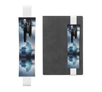 WZYCWB icebergs - Portapenne in pelle, segnalibro regolabile, perfetto per il rientro a scuola, regalo di Natale