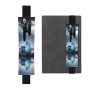 WZYCWB Icebergs - Portapenne in PVC con stampa di grande capacità, con astuccio per diario creativo, con fascia elastica, design antiscivolo