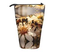 WZYCWB Il Honeybee. Portapenne retrattile stampato adatto per l'uso come semplice borsa per cosmetici, portafoglio, ecc.