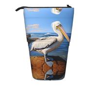 WZYCWB Il portapenne retrattile con stampa Mighty Pelican adatto per l'uso come semplice borsa per cosmetici, portafoglio, ecc.