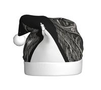 WZYCWB illustrazione sogno Cappello di Babbo Natale stampato, cappello decorativo festivo di Capodanno, adatto per adulti e bambini alle feste di Natale.