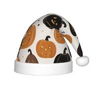 WZYCWB Jack-o'-lantern Patterns Fun Christmas Party Hat, Class Party Activity Holiday Christmas Decoration Hat