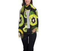 WZYCWB Kiwi verde stampato nappa scialle abito da sera scialle adatto per matrimoni banchetti e cerimonie