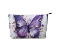 WZYCWB La borsa cosmetica da viaggio con stampa leopardata dagli occhi profondi, perfetta per viaggi di lavoro e vacanze., Farfalla Pittura A Olio, Taglia unica