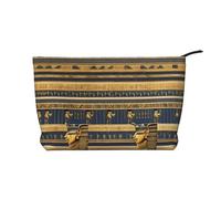WZYCWB La borsa cosmetica da viaggio stampata Deep Ocean, perfetta per viaggi di lavoro e vacanze., Affreschi faraonici egiziani, Taglia unica