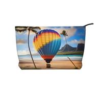 WZYCWB La borsa cosmetica da viaggio stampata Deep Ocean, perfetta per viaggi di lavoro e vacanze., Mongolfiera Hawaii, Taglia unica