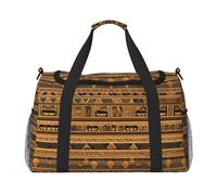 WZYCWB La borsa da viaggio portatile Deep Ocean, borsa per il fine settimana, adatta per fitness e altri scenari, Affreschi egiziani, Taglia unica