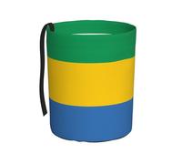 WZYCWB La pattumiera da appendere con bandiera del Gabon è adatta a molti tipi di auto. È pratico e conveniente, ed è semplicemente il partner perfetto per la guida.