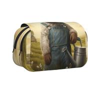 WZYCWB L'agnello con il bollitore. Astuccio portatile ideale per organizzare penne in ufficio o riporre pennelli da trucco