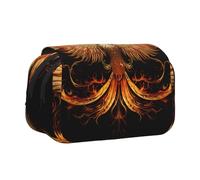 WZYCWB L'astuccio portatile Golden Phoenix è ideale per organizzare penne in ufficio o riporre pennelli da trucco
