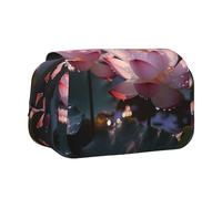 WZYCWB L'astuccio portatile Lotus in Full Bloom Printing è ideale per organizzare penne in ufficio o riporre pennelli da trucco