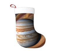 WZYCWB Le calze natalizie Jupiter Landscape Prints, appese al caminetto, sono perfette per contenere regali e dolci.