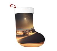 WZYCWB Le calze natalizie Sahara Desert Prints, appese al caminetto, sono perfette per contenere regali e dolci.