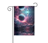 WZYCWB Le stelle stanno cadendo. Bandiere decorative da giardino stampate, piccole bandiere impermeabili per esterni, decorazione per atmosfera festiva