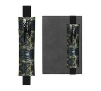 WZYCWB Leisurely - Portapenne in PVC con stampa di anatroccolo e astuccio creativo con fascia elastica antiscivolo