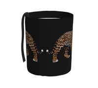 WZYCWB Leopard - Pattumiera da appendere per auto, pratica e comoda, adatta per diversi modelli di auto, offre spazio ideale per riporre oggetti