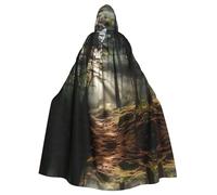 WZYCWB Light in the Forest - Mantello con cappuccio, vestaglia, costume cosplay per uomini e donne, costume da gioco di ruolo per adulti di Halloween