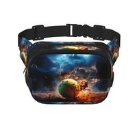 WZYCWB Lightning Tennis Sport Marsupio, Trendy e alla moda, Borsa a tracolla leggera da viaggio piccola